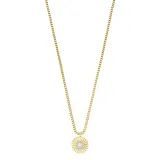 BERING Halskette Edelstahl goldfarben mit Anhänger Sonne 45 cm 465-259-450