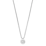 BERING Halskette Edelstahl silberfarben mit Anhänger Sonne 45 cm 465-150-450