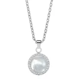 BERING Halskette silberfarben Stein Perlmutt 45 cm 452-17-450