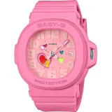Casio Baby-G Swing Heart Drei Zeiger Armbanduhr analog Resin pink BGA-10-4AER