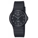 Casio Collection Armbanduhr mit Resinband schwarz grau MQ-24B-1BEF