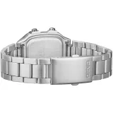 Casio Digitaluhr mit LED Beleuchtung silberfarben und Edelstahlband AE-1200WHD-1AVEF