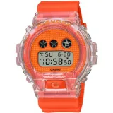 Casio G-Shock Classic 6900-Serie in Glückskugel orange mit Resinband DW-6900GL-4ER