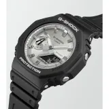Casio G-Shock Classic Series Sportuhr analog digital schwarz silberfarben GA-2100SB-1AER