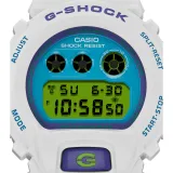 Casio G-Shock Digitaluhr weiss blau purple mit Resinband DW-6900RCS-7ER