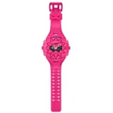 Casio G-SHOCK Sports Armbanduhr anadigi pinkfarben mit Resinband GA-V01A-4AER