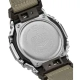 Casio G-SHOCK Utility Metal Collection silberfarben mit beige Textilband GM-2100C-5AER