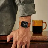 Casio Timless Collection Armbanduhr silberfarben Lederband braun MTP-M305L-1AVER