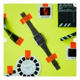 Casio Vintage Armbanduhr digital schwarz anthrazit mit Taschenrechner CA-500WEGG-1BEF