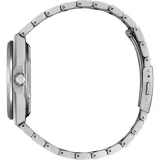 Citizen Automatik Herrenuhr Titan silberfarben mit blauen Zifferblatt NJ0180-80L