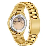 Citizen Automatik Herrenuhr Tsuyosa Collection fein rosegoldfarben weinrot NJ0153-82X