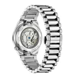 Citizen Automatik Herrenuhr Tsuyosa Collection silberfarben hellblau NK5010-51L