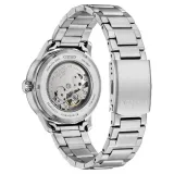 Citizen Automatik Herrenuhr Urban Military silberfarben Zifferblatt grün NJ0190-51X