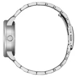 Citizen Automatik Herrenuhr Urban Military silberfarben Zifferblatt weiss NJ0190-51A