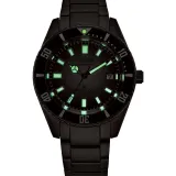 Citizen Automatik Taucher Herrenuhr Marine Promaster Titan schwarz grau NB6025-59H