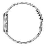 Citizen Damenuhr Eco Drive Solar silberfarben blau mit Zirkonias EM0500-73L