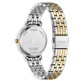 Citizen Damenuhr Edelstahl bicolor mit Zirkonias EL3106-59D