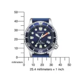 Citizen Damenuhr Promaster Eco-Drive mit blauem Kautschukband EO2021-05L