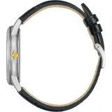 Citizen Eco Drive Herrenuhr Solar mit schwarzem Lederband AW1784-16E