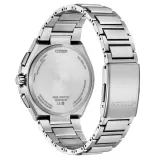 Citizen Eco Drive Solar Funk Chronograph Titan hellblau silberfarben schwarz AT8238-84M