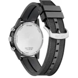 Citizen EcoDrive Solar Herrenuhr Chrono schwarz Silikonband CA4625-02H