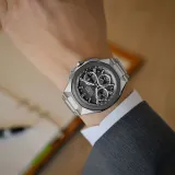 Citizen GPS Herrenuhr Satellite Wave Attesa Titan Keramik silberfarben schwarz CC4104-53E