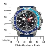 Citizen Herrenuhr Promaster Marine Edelstahl Solar Taucheruhr blau BJ2169-08E