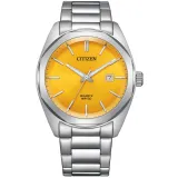 Citizen Herrenuhr Quarz Edelstahl Zifferblatt gelb BI5110-54Z