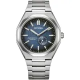 Citizen Herrenuhr Zenshin 60 Automatik Titan Zifferblatt dunkelblau NK5020-58M