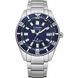 Citizen Promaster Automatikuhr aus Titanium blau silberfarben NB6021-68L