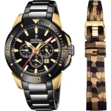 Festina Chrono Bike Herrenuhr Chronograph Special Edition schwarz goldfarben F20644/1
