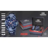 Festina Chrono Bike Herrenuhr Chronograph Special Edition SET blau F20643/1