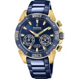 Festina Connected Hybrid Smartwatch Chrono Bike 2021 blau gold F20547/1