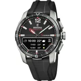 Festina Connected Hybrid Smartwatch Titan schwarz Silikonband schwarz F23000/4