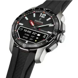 Festina Connected Hybrid Smartwatch Titan schwarz Silikonband schwarz F23000/4