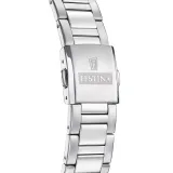 Festina Herren Solar Energy silberfarben schwarz mit Edelstahlband F20656/4