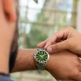 Festina Herrenuhr Bullhead the Originals Diver silberfarben grün F20743/2