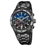 Festina Herrenuhr Chrono Bike schwarz blau Special Edition mit Wechselband F20673/1