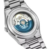 Festina Rive Swiss Made Herrenuhr Automatik silberfarben grün F20053/3