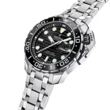 Festina Swiss Made Diver Taucheruhr Automatik silberfarben schwarz F20043/6