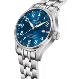 Festina Swiss Made Herrenuhr Automatik blau Edelstahlband F20151/C