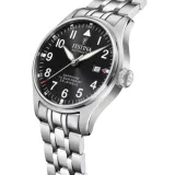 Festina Swiss Made Herrenuhr Automatik schwarz Edelstahlband F20151/D