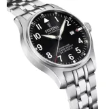 Festina Swiss Made Herrenuhr Automatik schwarz Edelstahlband F20151/D