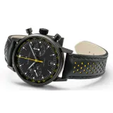 HAMILTON Armbanduhr American Classic Automatik Intra Matic Auto Chrono schwarz gelb H38446731