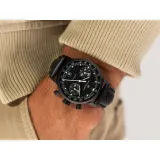HAMILTON Armbanduhr American Classic Automatik Intra Matic Auto Chrono schwarz H38446730