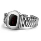 HAMILTON Armbanduhr silberfarben mit Edelstahlband PSR Digital Quarz H52414130