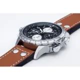 HAMILTON Herrenuhr Automatik Lederarmband Khaki Aviation X-Wind Chrono H776156533