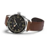 HAMILTON Herrenuhr Edelstahl Automatik Khaki Aviation Pilot Pioneer H76205530