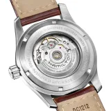 HAMILTON Herrenuhr Edelstahl mit braunem Lederband Khaki Field Automatik H70555533