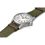 HAMILTON Herrenuhr Edelstahl mit Textilband Khaki Field Mechanical H69439411